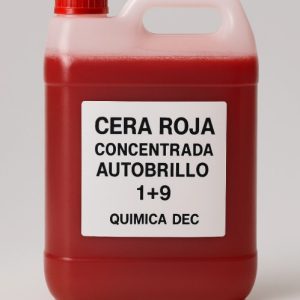 CERA AUTO BRILLO CONCENTRADA PARA PISOS ROJA 1+9